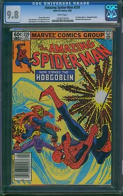 Buy Amazing Spider-Man #239 ⭐ CGC 9.8 NEWSSTAND ⭐ 1ST HOBGOBLIN Vs. SPIDERMAN 1983 • 252.40£