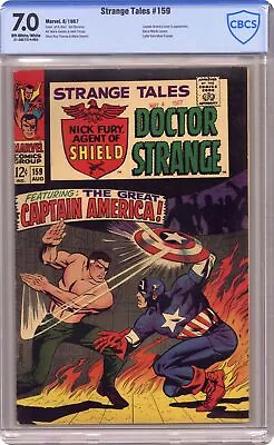 Buy Strange Tales #159 CBCS 7.0 1967 21-3AE7374-003 • 143.67£