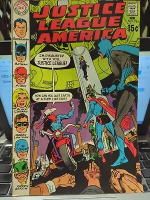 Buy Justice League Of America #78 Silver Age DC Comics Feb 1970 • 15.53£