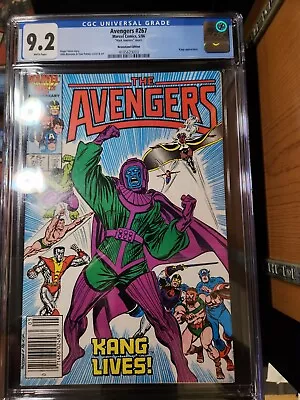 Buy  Avengers 267 CGC  💎 Mark Jewelers Insert 1st Council Of Kangs | White Pages • 217.45£