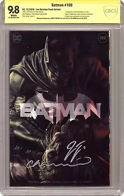 Buy Batman #100E Bermejo Team Variant CBCS 9.8 SS Tynion/ Bermejo 2020 • 143.67£