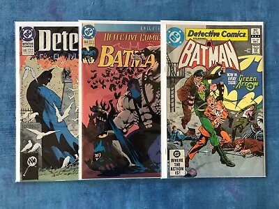 Buy Detective Comics! - Batman - Copper Age - Lot Of 3 - #521, 610, 664 - Vf/nm • 8.53£