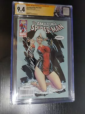 Buy Amazing Spider-man #607 Cgc 9.4 Black Cat Ss J Scott Campbell Very Nice Book! • 181.69£