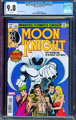 Buy Moon Knight Facsimile Edition 1 CGC 9.8 Marvel 2022 • 38.86£