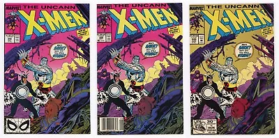 Buy Uncanny X-Men #248 NM Direct + Newsstand + 2nd Print SET Jim Lee Cover 1989 LOT • 31.06£