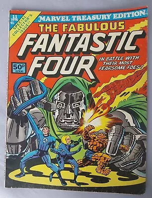 Buy Marvel Comics Marvel Treasury Edition #11 Fabulous Fantastic Four FN 6.0 • 21£