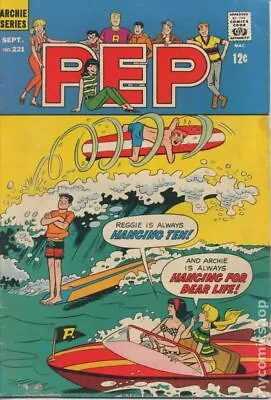 Buy Pep Comics #221 VG 4.0 1968 Stock Image Low Grade • 3.88£