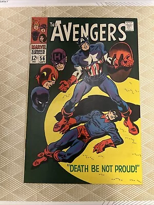 Buy Avengers #56 CGC Graded VF+ Raw  (Not Cleaned Or Pressed) Captain America Orgin • 62.12£