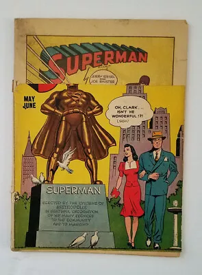 Buy Superman #16 1942 Golden Age DC Comic 1st Lois Lane -c • 271.81£