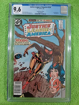 Buy JUSTICE LEAGUE OF AMERICA #234 CGC 9.6 Newsstand Canadian Price Variant V9093 • 74.55£
