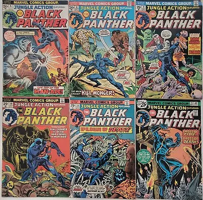 Buy Jungle Action Lot (6) #5-21* 1st Black Panther Title, Many 1sts 1973 Bronze Age • 154.55£