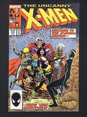 Buy Uncanny X-Men #219 Vol. 1 Havoc Joins X-Men Marvel Comics '87 NM • 5.44£