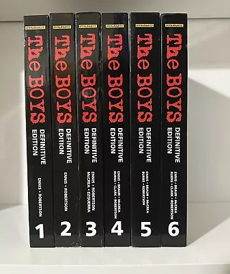 Buy The Boys Definitive Edition Volume 1-6 Complete Hardcover Collection W/Slipcase • 1,825.03£