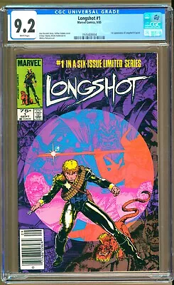 Buy Longshot #1 (1985) CGC 9.6 WP  Nocenti - Adams - Portacio   Spiral  • 69.89£