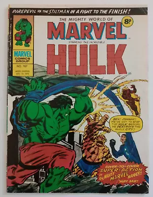 Buy Mighty World Of Marvel #167 * Marvel Uk * Hulk  Fantastic Four * Ship From Usa • 10.86£
