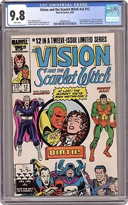 Buy Vision And The Scarlet Witch #12 CGC 9.8 1986 3986080016 • 178.62£
