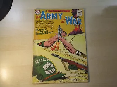 Buy Our Army At War #128 Key Dc Silver Age Training & Origin Sgt Rock 1st Sgt Krupp • 124.26£