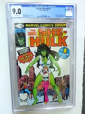 Buy THE SAVAGE SHE-HULK #1 Origin & First Appearance 1980 CGC 9.0 • 116.49£