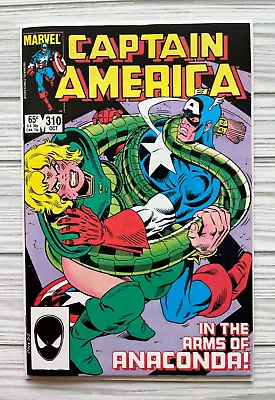 Buy Captain America #310 1st Diamondback & Serpent Society (Marvel 1985) NM- (9.2) • 12.41£