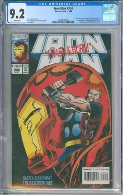 Buy Marvel Comics Iron Man #304 CGC 9.2 1st Appearance Of Hulkbuster Armor • 42.88£