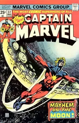 Buy Captain Marvel #37 VG 1975 Stock Image Low Grade • 5.98£