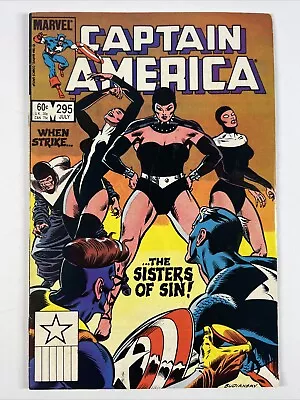 Buy Captain America #295 (1984) Sisters Of Sin Cover ~ Marvel Comics • 3.25£