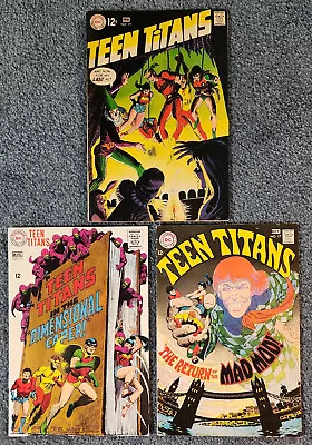 Buy Teen Titans #16(VF), 17(VG/FN), 19(FN/VF) 1st Cardy DC Comics 1968-69 • 54.35£