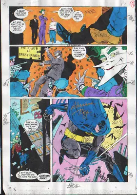 Buy Batman Annual 16 Darkness Within Og Production Art Signed Adrienne Roy Pg 19 • 105.02£