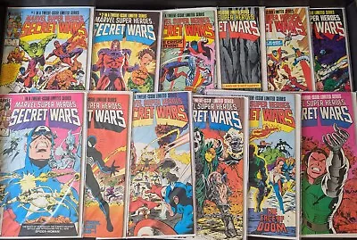 Buy Secret Wars Complete Set 1-12 Including #8 - Marvel Comics • 240£
