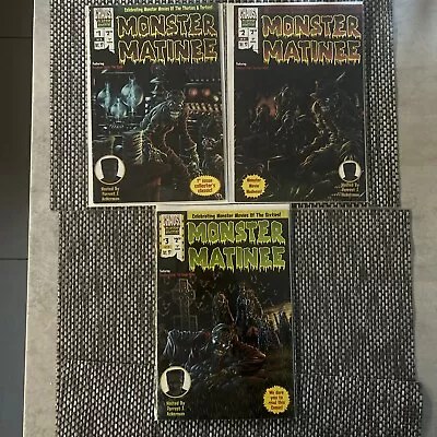Buy Chaos Comics Monster Matinee #1-3 1,2,3 Complete Set (1997) Classic Monsters • 10£