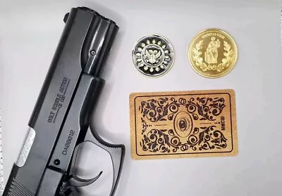 Buy John Wick Coins & Continental Hotel Card Replica Set • 15.20£