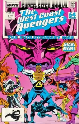 Buy Free P & P; West Coast Avengers Annual #3, 1988: The Evolutionary War! • 4.99£