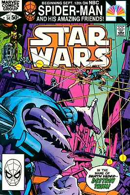 Buy Star Wars #54 Marvel Comics 1981 VF- • 15.52£