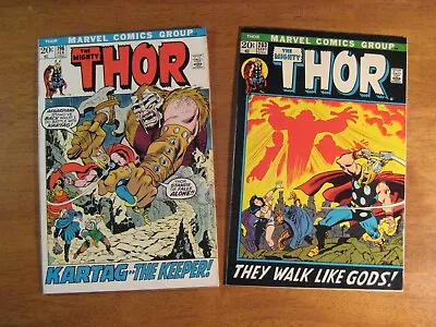 Buy Lot Of *2* THOR: #196 (FN/VF Or VF-), 203 (FN/VF) **Bright & Glossy!** • 14.78£