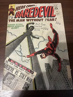 Buy Daredevil #8, 1965, 1st Appearance Of Stilt Man. • 27.18£