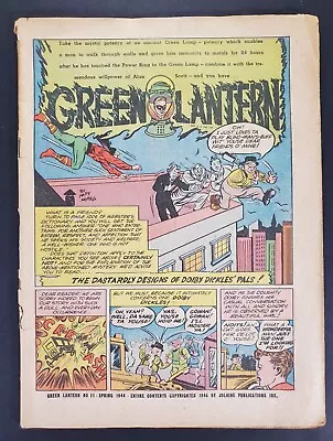 Buy Green Lantern #11 Coverless Golden Age DC Comics 1944 • 151.44£