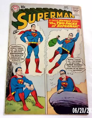 Buy Superman #137 1960 Solid Vg Sturdy Swan,full Length Story An Evil Kal-el Also • 54.36£
