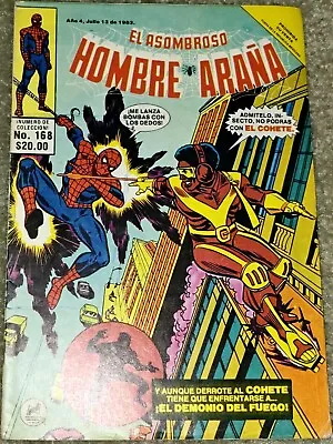 Buy Rare VHTF Amazing Spider-Man 172 MX 1st App Rocket Racer 1977 Hombre Araña 168 • 23.29£