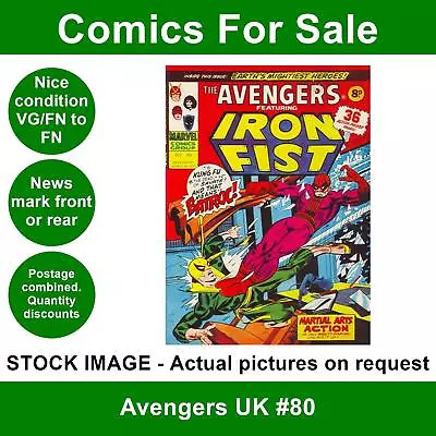 Buy Avengers UK #80 Comic VG/FN 29 March 1975 Marvel UK • 4.99£