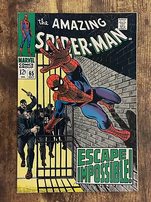 Buy Amazing Spider-Man #65 - STUNNING HIGH GRADE - Marvel Comics 1968 • 16.70£