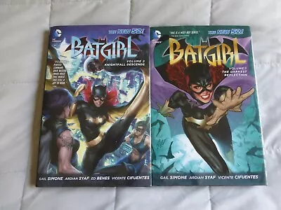 Buy Batgirl DC Comics Volume 1 & 2 Darkest Reflection Knightfall Descends Hardcover • 15.52£