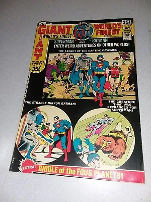 Buy World's Finest #206 Dc Comics 1971 Giant 68 Pg Size G-88 Bronze Age Batman Robin • 12.13£