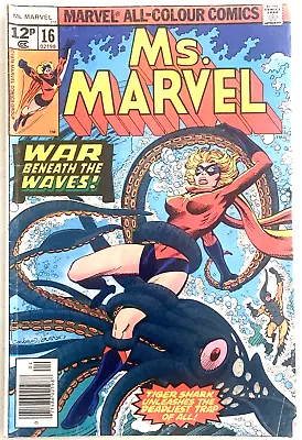 Buy Ms Marvel # 16. 1st Series. Apr. 1978. Key 1st Mystique. Dave Cockrum-cover. Fn- • 29.69£