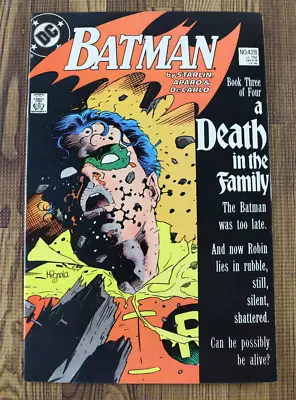 Buy 1988 DC Comics Batman #428 Death Of Robin Jason Todd FN/FN+ • 23.65£