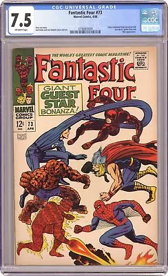 Buy Fantastic Four #73 CGC 7.5 1968 3736063004 • 120.37£