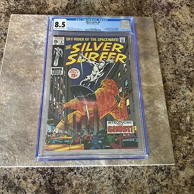 Buy Silver Surfer # 8 CGC 8.5 1969 1st Flying Dutchman. 2nd Mephisto • 97.07£