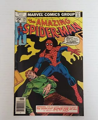 Buy The Amazing SpiderMan #176 Marvel Comics 1st Print Bronze Age JAN 1977 Newsstand • 11.43£