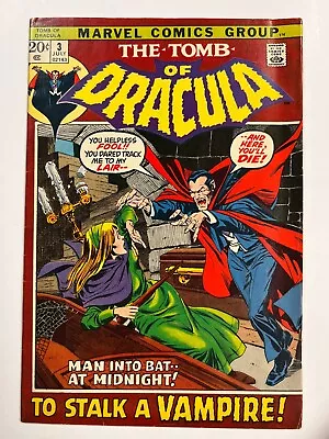Buy Tomb Of Dracula #3 Marvel Comics 1972 FN+ • 45.86£