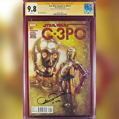 Buy Star Wars Special C-3po #1 Cgc 9.8 Ss Signed By Anthony Daniels • 388.30£