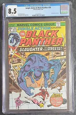 Buy Jungle Action Featuring Black Panther #20 Cgc 8.5 - Ku Klux Klan Appearance • 55£